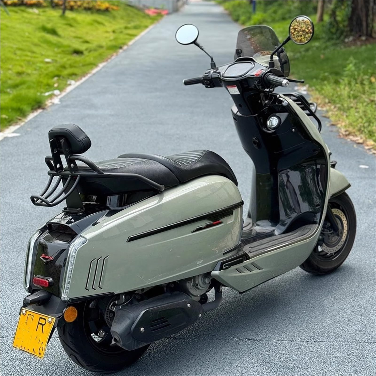 Poduszka Kufer Motocyklowy Pasuje do Longjia Victoria 300i/150si/250, tylne oparcie i modyfikacja talii, tylna poduszka, tylny wspornik półki
