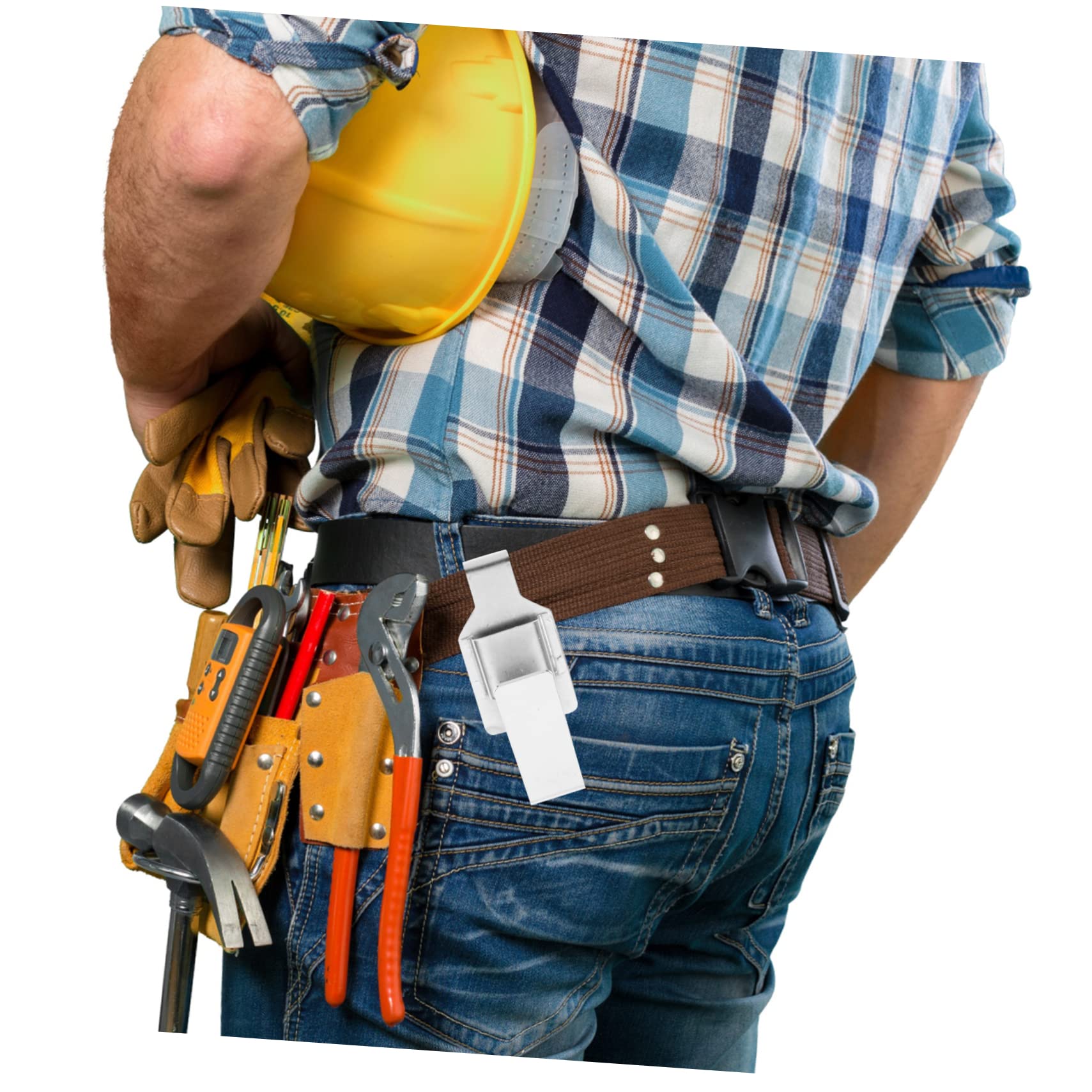 Mipcase 4 Pezzi Gancio per Cintura per Trapano Elettrico Clip per Utensili Facile da Installare e Compatibile con Trapani e Utensili da Giardino