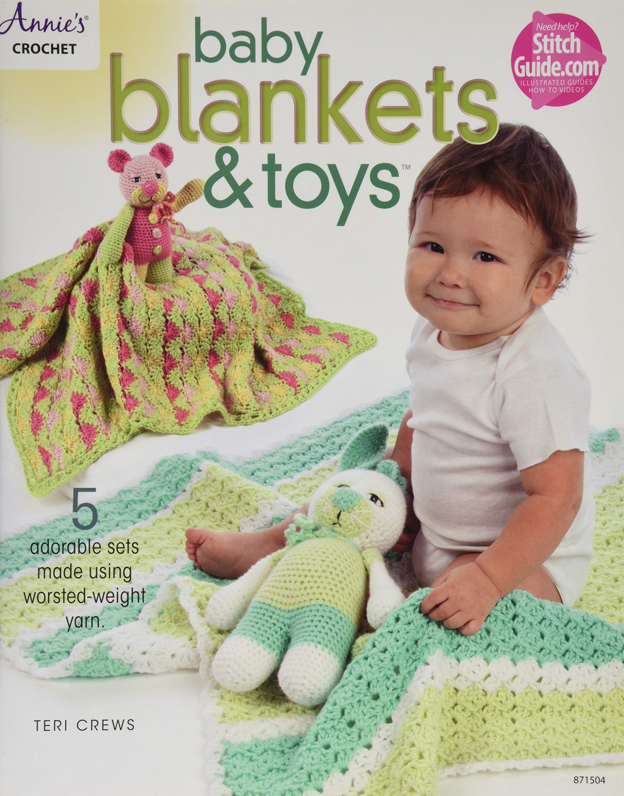 Baby Blankets & Toys: 5 adorable sets with worsted-weight yarn