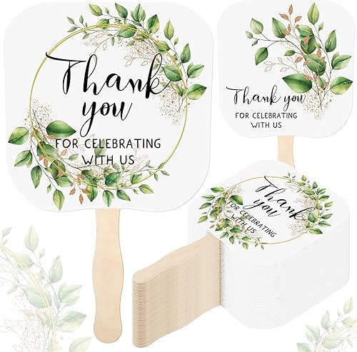 Tradder 100 abanicos de mano religiosos religiosos para iglesias cristianas, abanicos de mano religiosos, abanicos de papel grueso con mango de