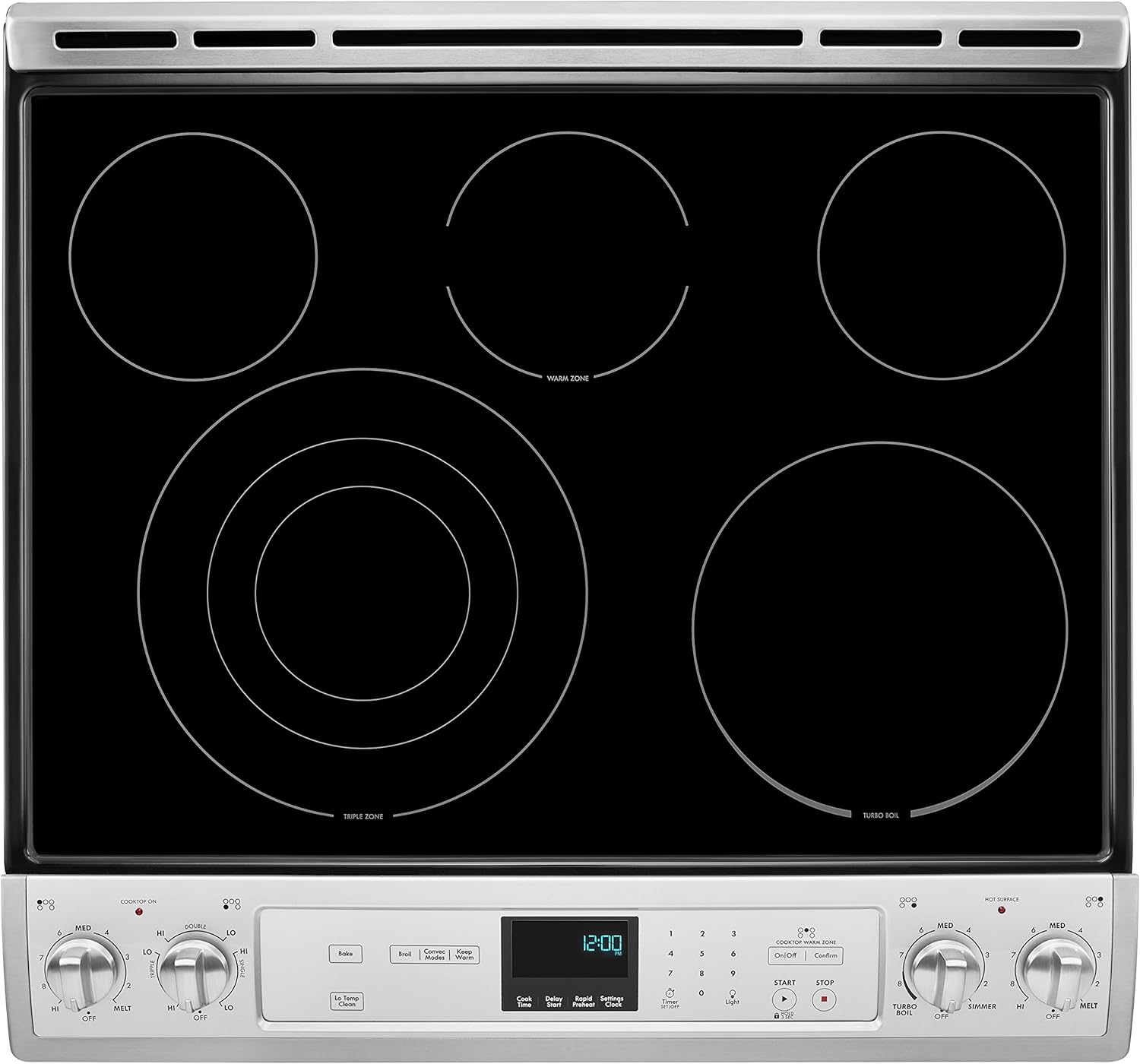 Kenmore 02295123 6.4 cu. ft. Front Control Electric Range in Stainless Steel
