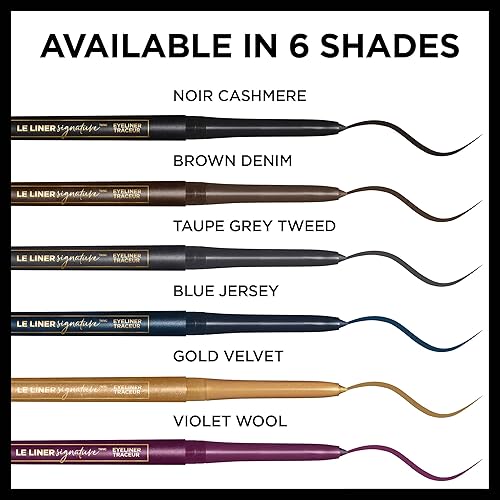Miniatura 6 de L'Oreal Paris Makeup Le Liner Signature - Delineador de ojos mecánico, fácil de deslizar, resistente a las manchas, color atrevido, larga duración,