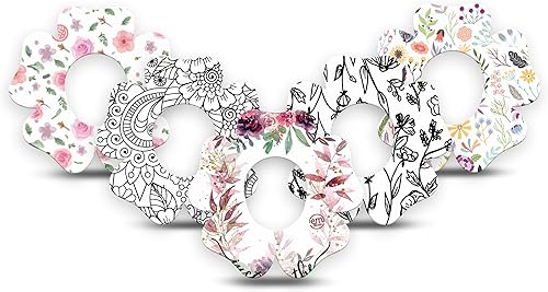 Vista 8 de ExpressionMed - Parches adhesivos para Dexcom G7 y Stelo (Paquete de 5) - Fabricados en EE. UU., impermeables, sin deshilachado, cintas de sensor