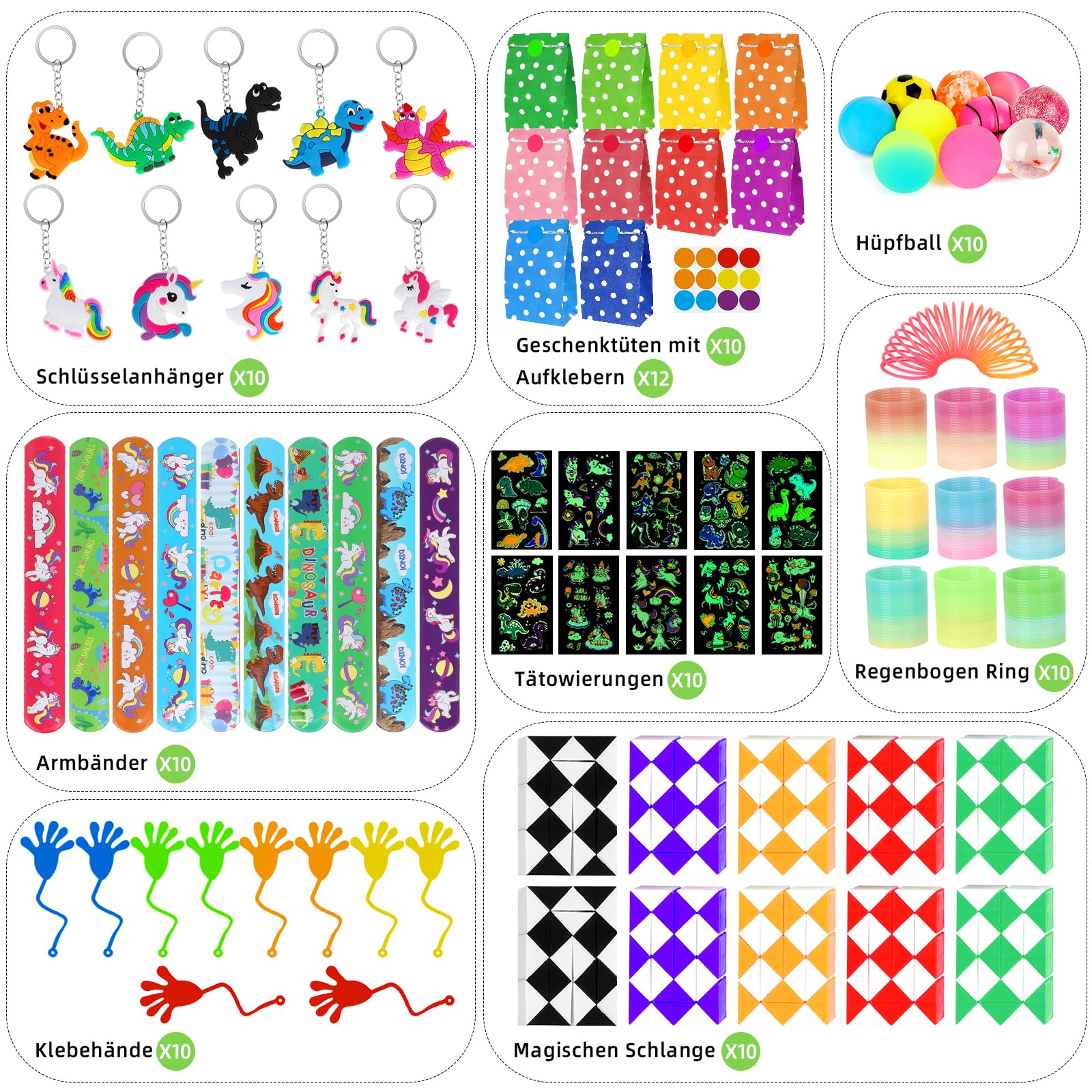 Kit 76 Goodies Anniversaire Enfants - Jouets Pour Pinata, Sachets Cadeaux, Fêtes