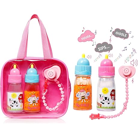 My Sweet Baby Perfectly Cute Magic Bottles with Squeaks