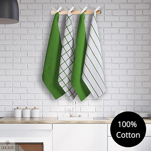 Miniatura 11 de Juego de 6 paños de cocina surtidos de gofres, 100% algodón, suaves, absorbentes, de secado rápido, de secado rápido, toalla de cocina y toalla