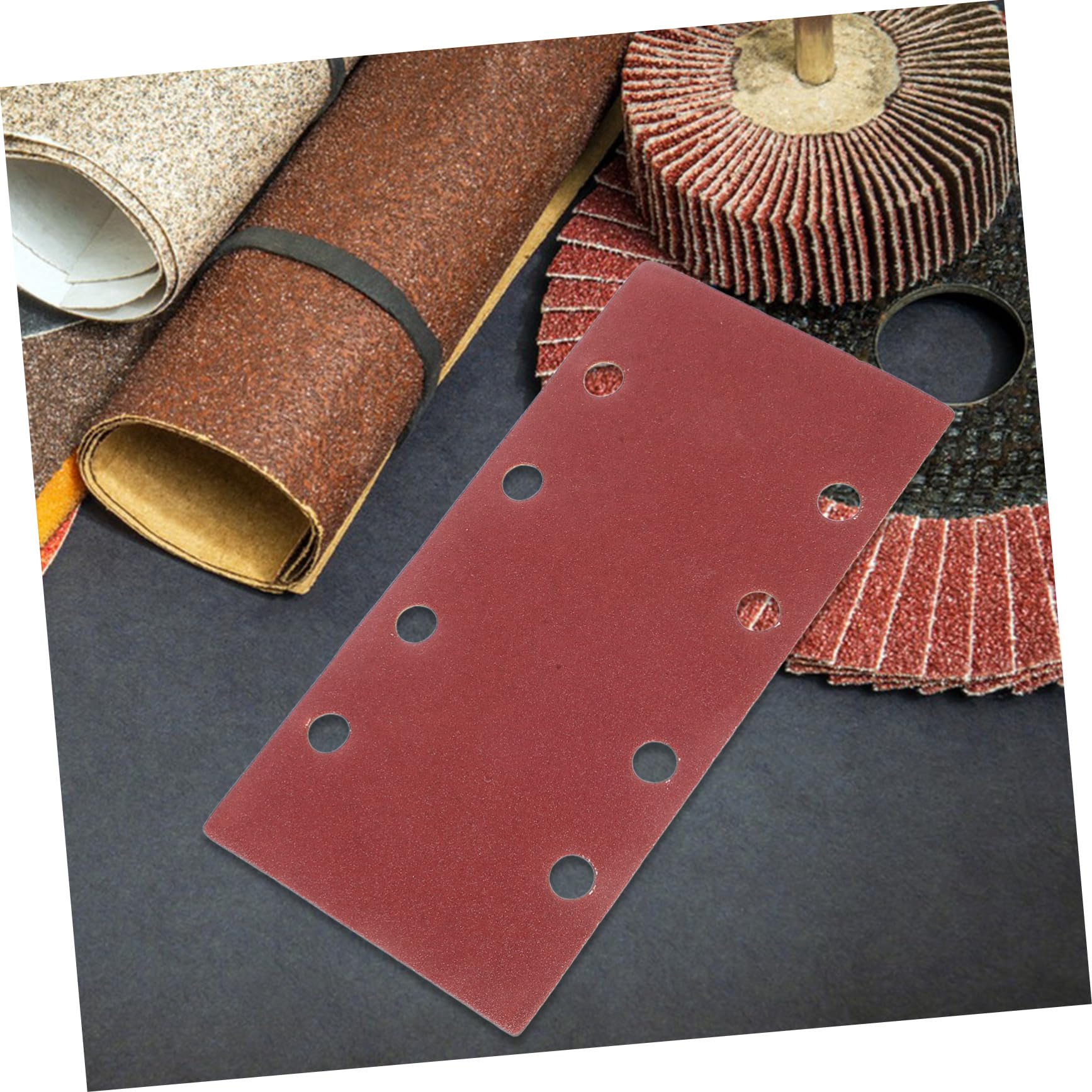Alipis 100pièces Disques Abrasifs Papier De Assortiment De Papiers à Poncer Pour Menuiserie Et Automobile Grain Finition Lisse Et Détails Précis Utilisation Humide Et Sèche