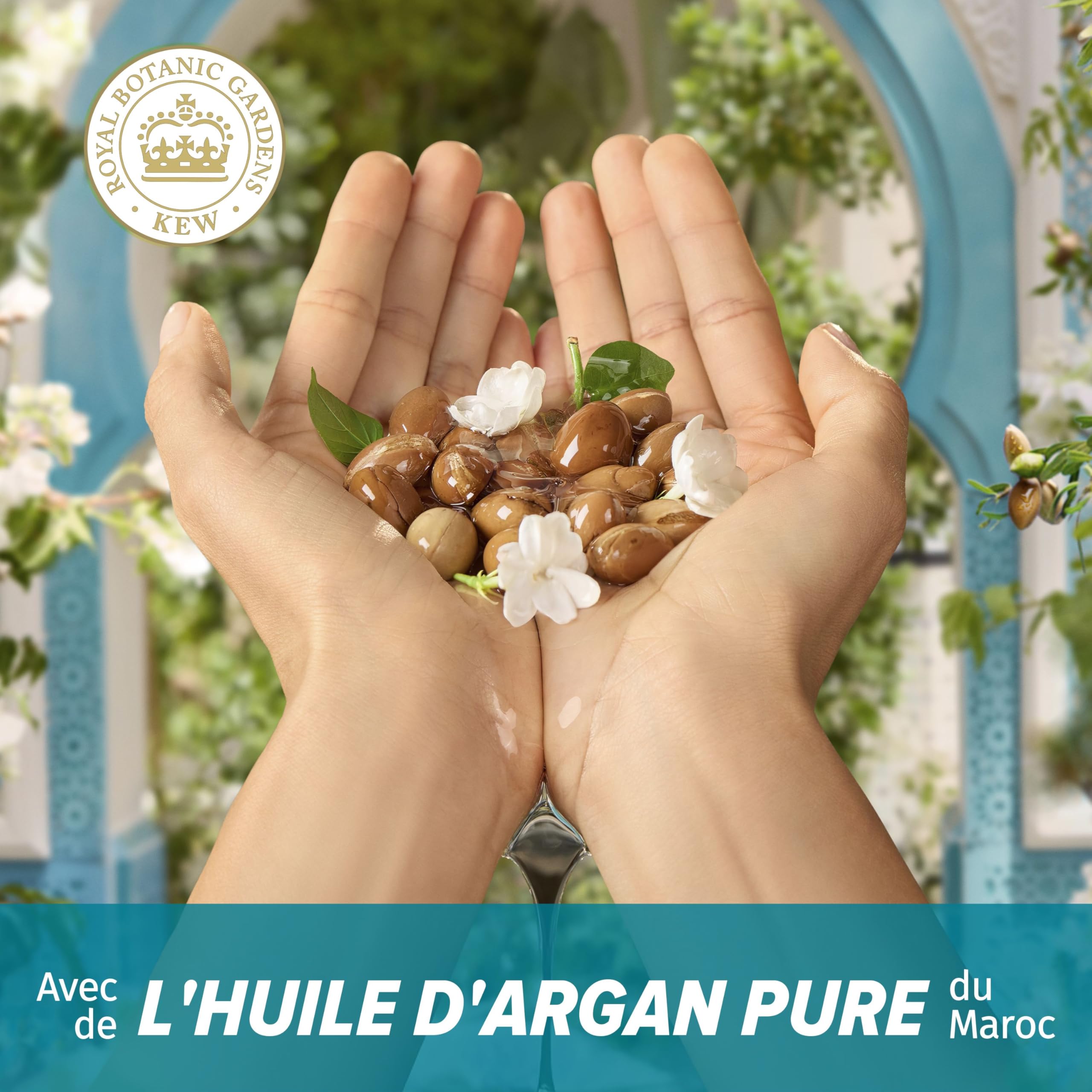 Herbal Essences Huile Élixir Réparation Intense Huile D'Argan Du Maroc 95ml Pour Cheveux Lisses Et Brillants. Pénètre Profondément Pour Nourrir, Renforcer Et Réparer. Formule Légère Et Végane