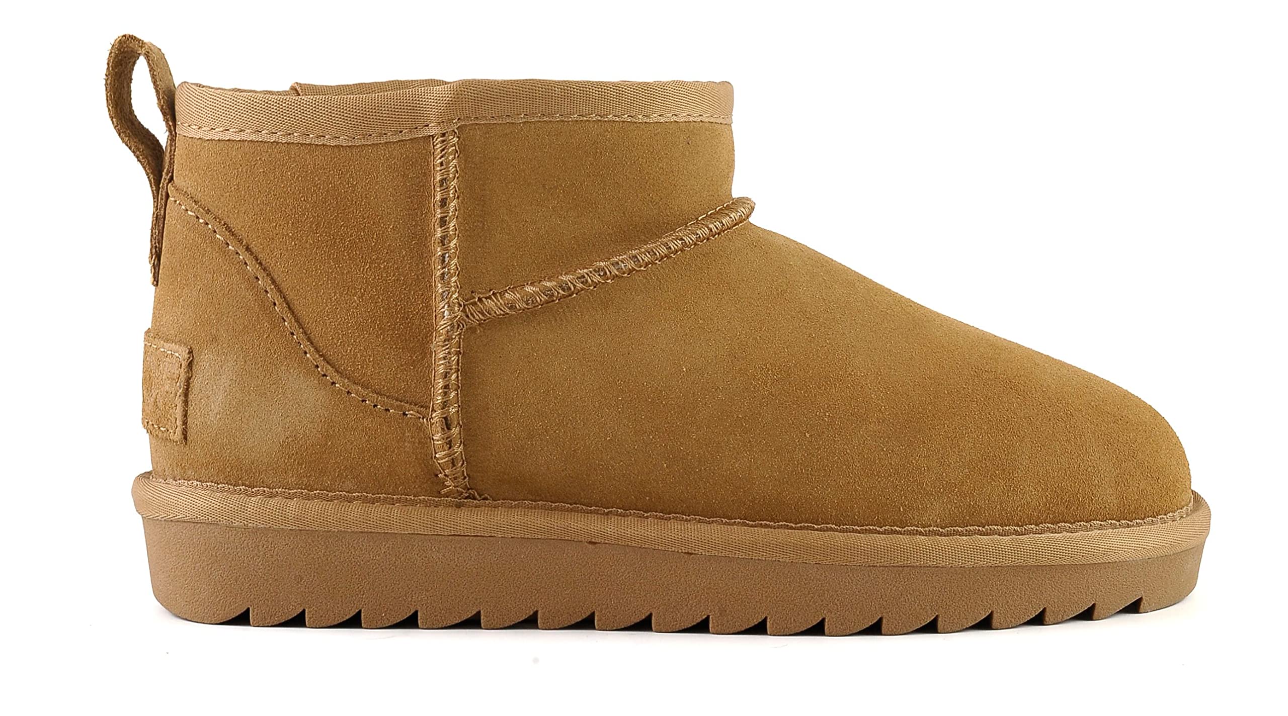 靴 COLORS OF CALIFORNIA SUEDE MINI BOOTS 38 Colors Of California Short Winter Boot Suede, light brown, 36/41