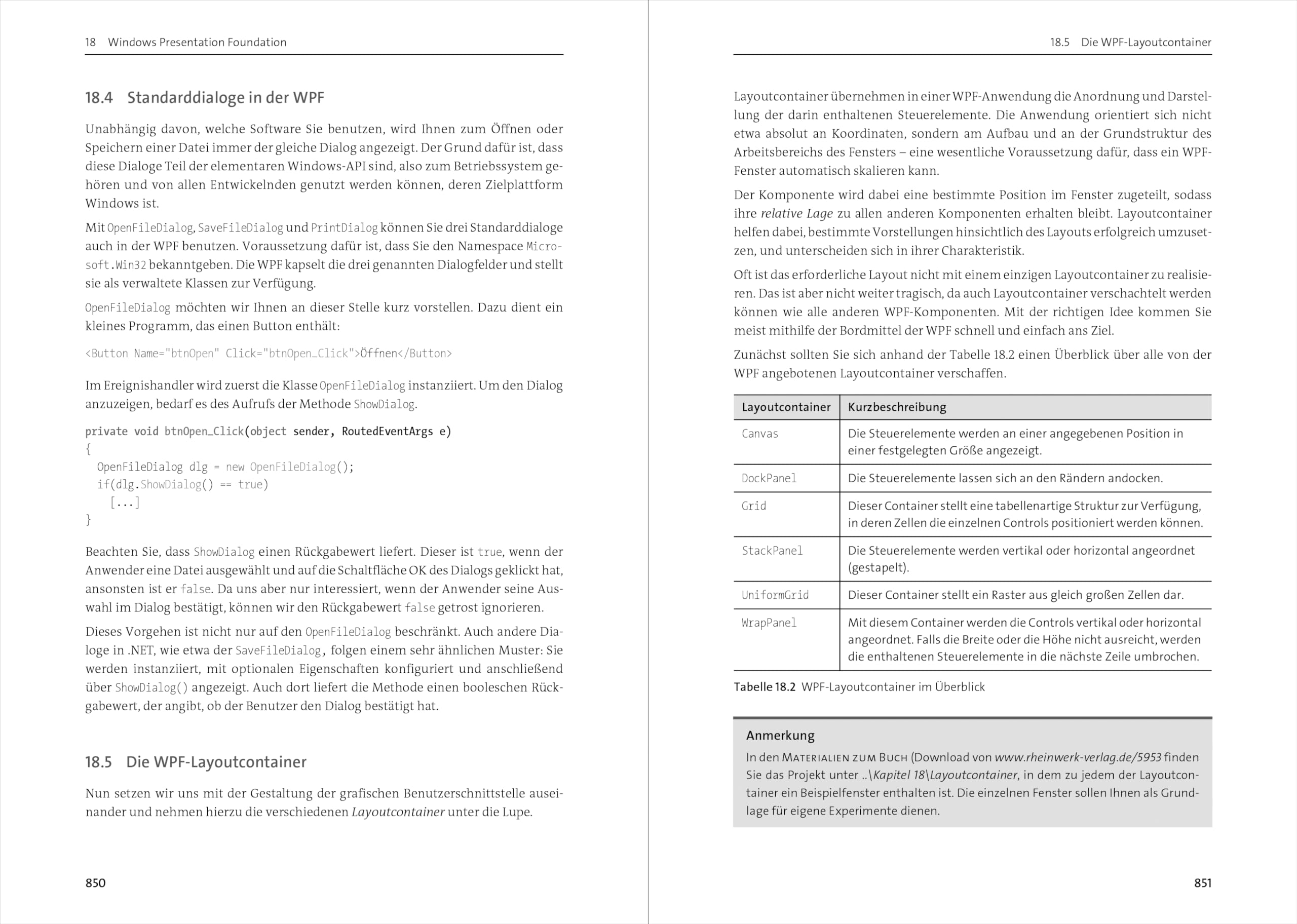 C# mit .NET: Das umfassende Handbuch zu Sprachgrundlagen, Programmiertechniken und .NET-Technologien