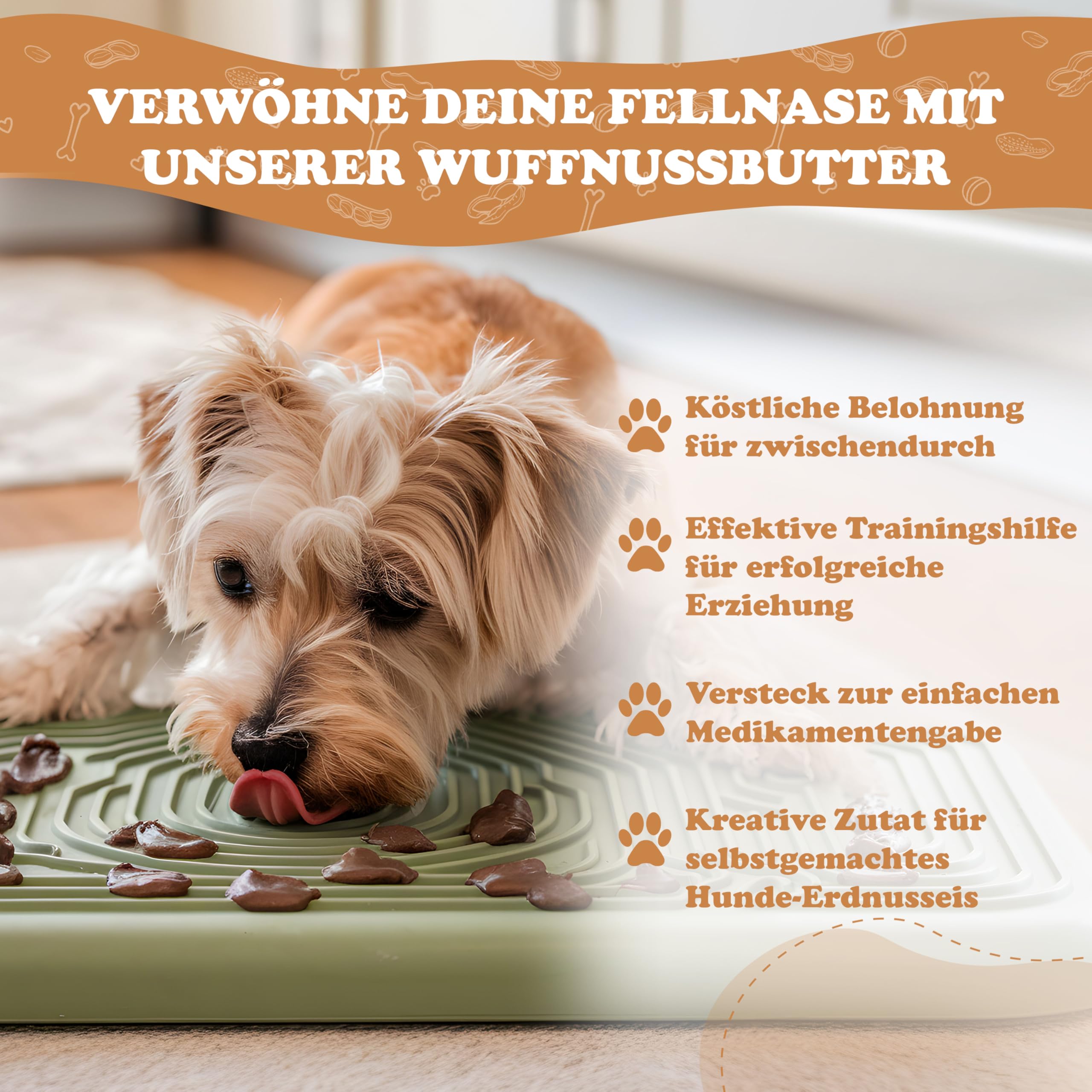 Golden Pets Masło orzechowe dla psów 330 g 100% naturalne