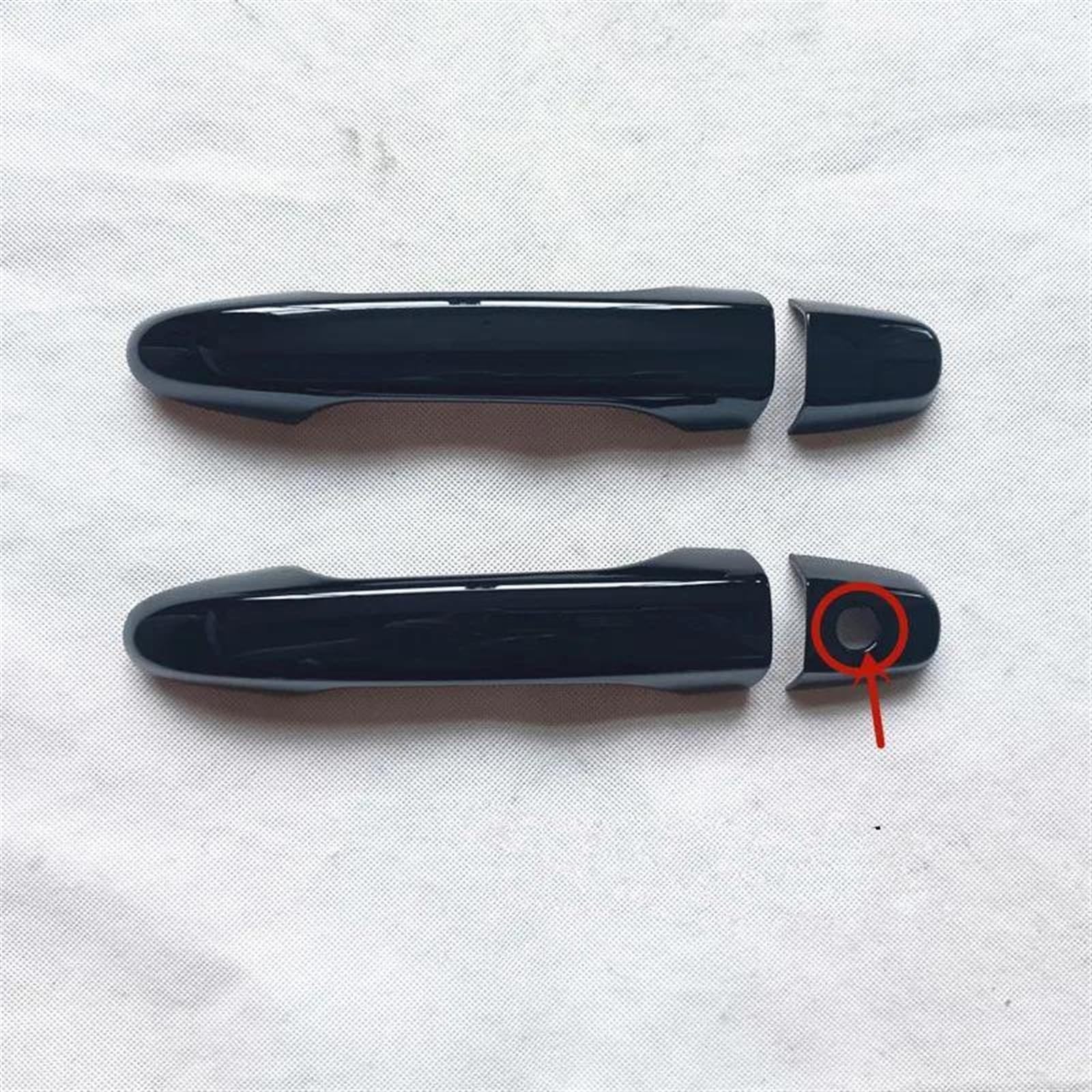 KJHOPY Decor Auto Door Knob Protector Handle Frame Cover Garnish Trim Car Accessories for Civic 9 9th 2012-2015 Exterior Door Handle(A)