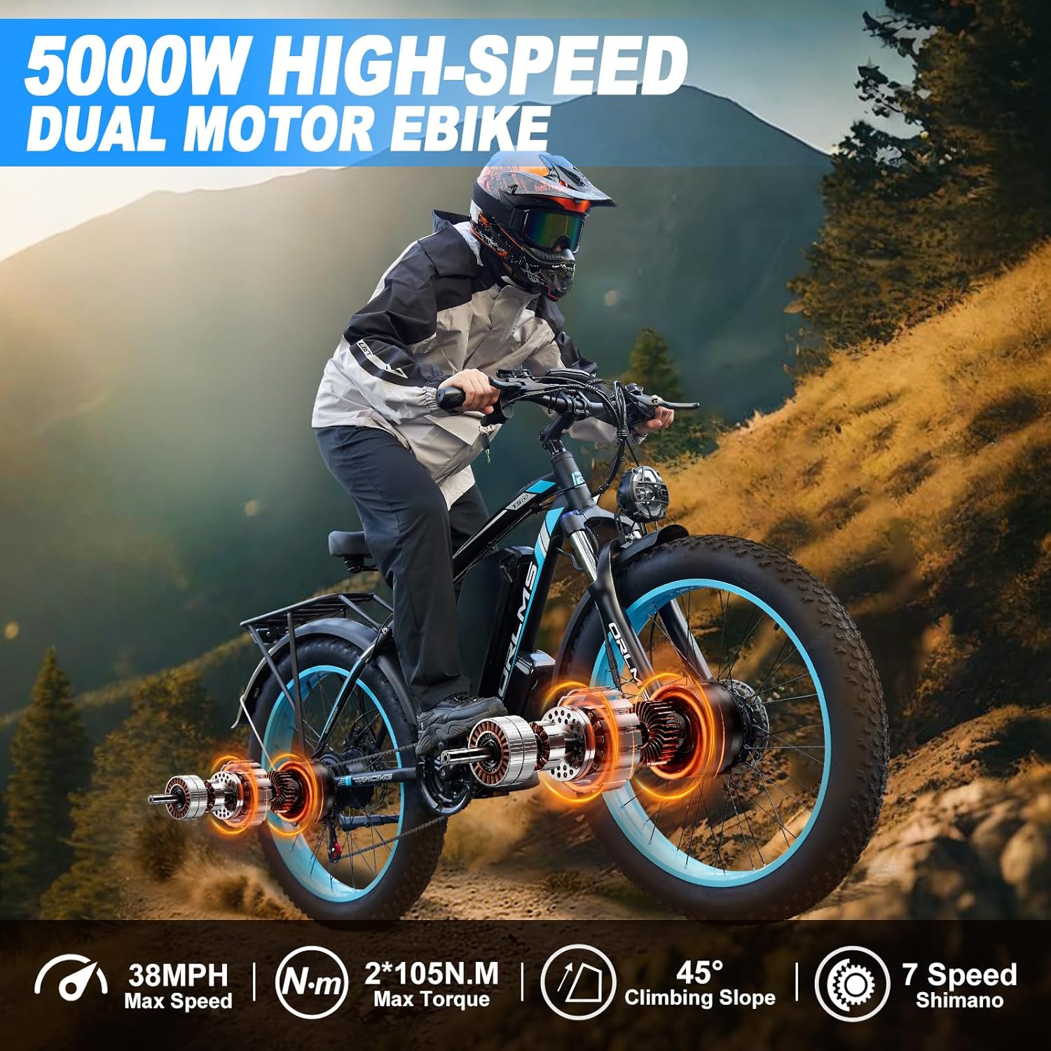 ORLMS E-Bike Dual Motor System