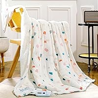 SOGANASA Heated Blanket Throw 50x60 - Machine Washable Electric Throw, 4 Heat Levels, 3Hr Auto-Off, Overheat Protection, ETL/FCC (Stone)