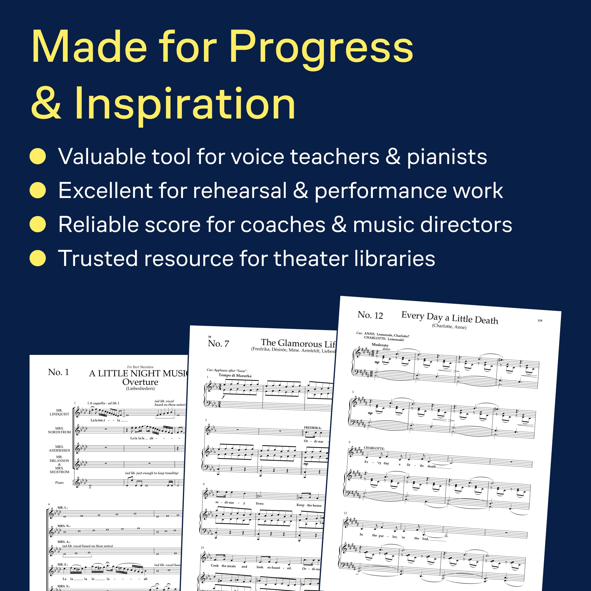 A Little Night Music: Revised Edition: Vocal Score