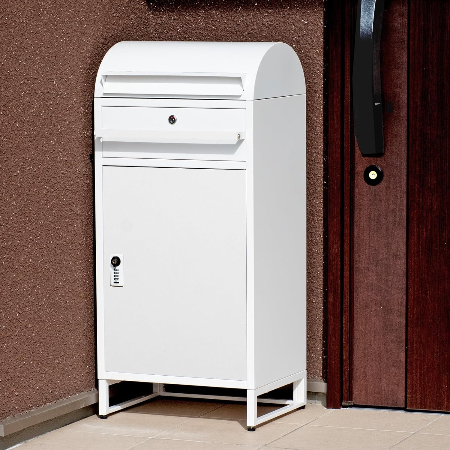 サイズデザインオーダー可2バッタン扉2扉キャビネットシャビー