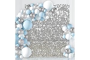 Shimmering Elegance: 6ft x 4ft Silver Backdrop for Unforgettable Celebrations