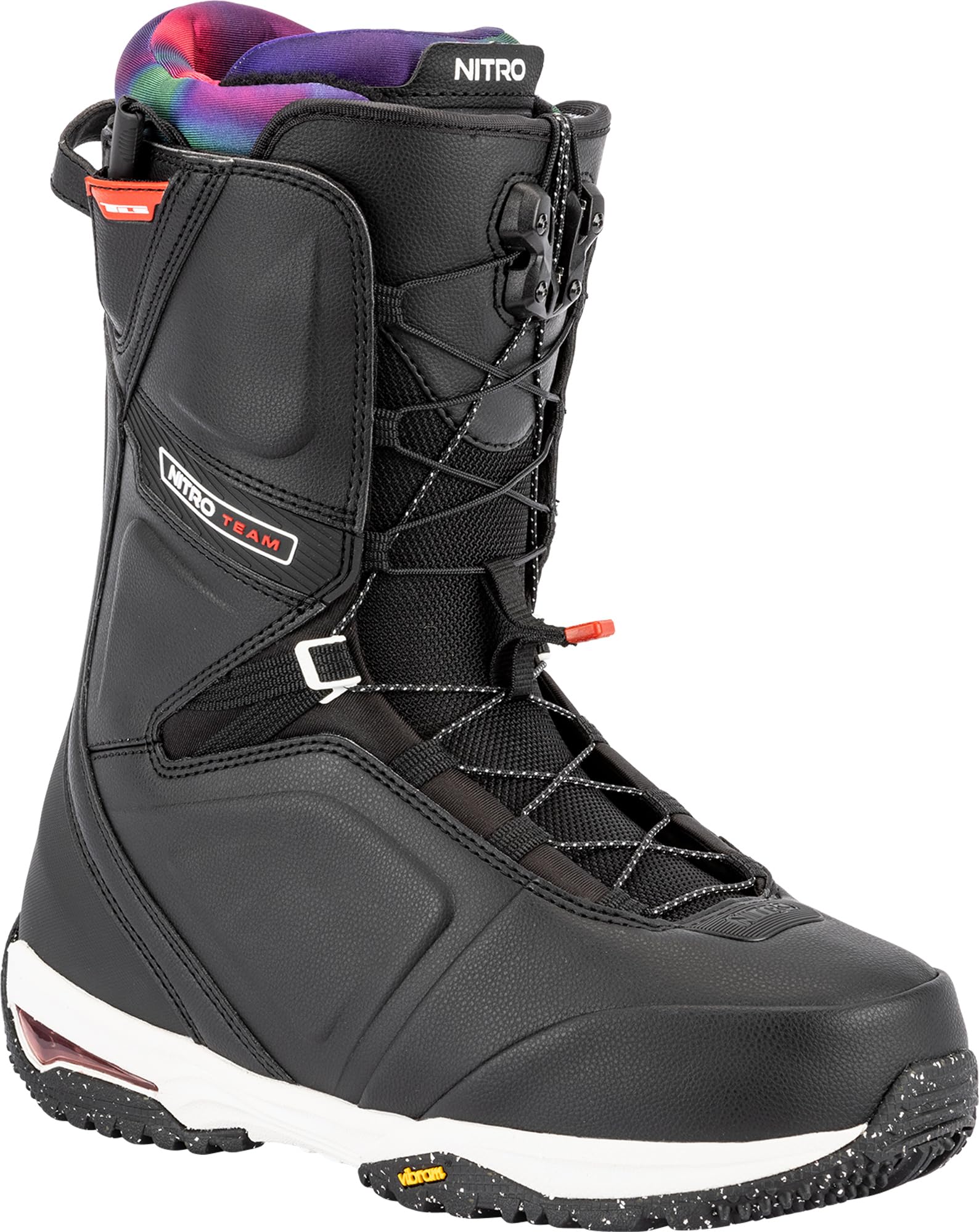 Nitro Unisex – Erwachsene Team TLS Snowboardboot, Black-TIE DYE, MP 30.0 // EU 45 1/3 // US Men S 12 EU