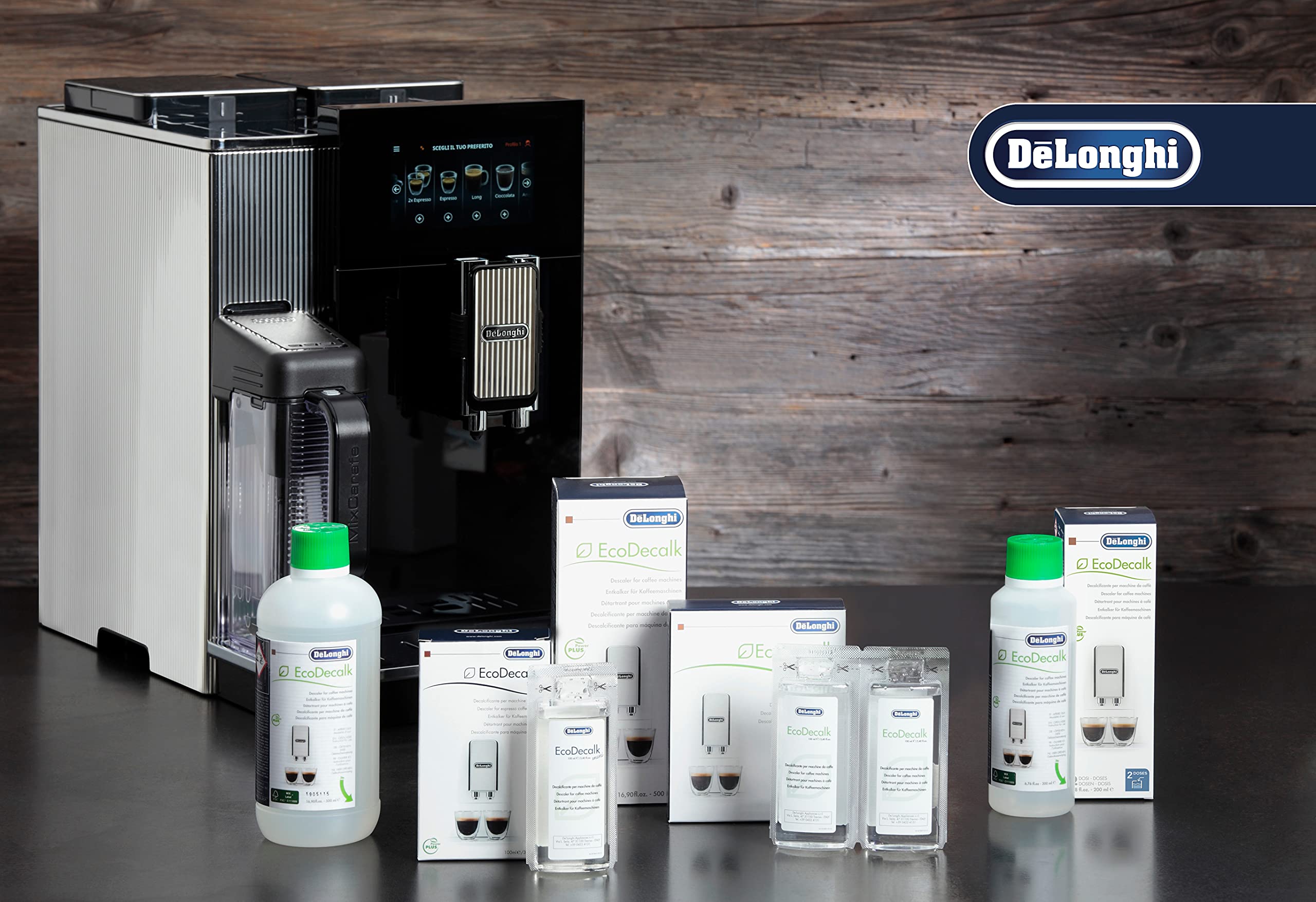 De'Longhi EcoDecalk Descaler, EcoFriendly Universal Descaling Solution