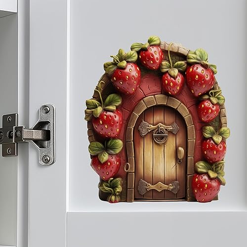 Miniatura 4 de Decoración de la cocina de la casa del jardín de frutas de fresa - Adhesivo de pared