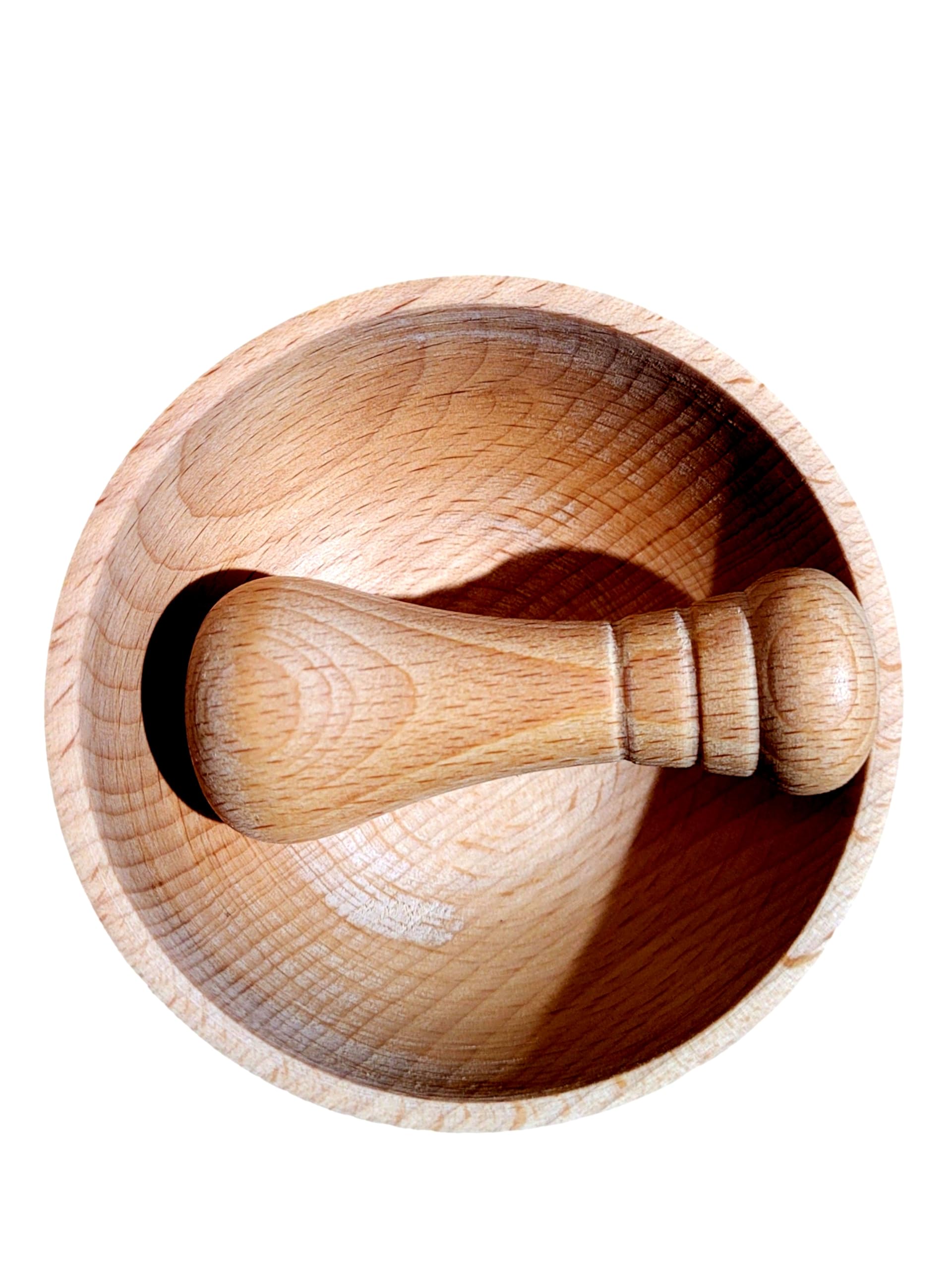 M02 - Molinillo de madera natural con molinillo de hierbas