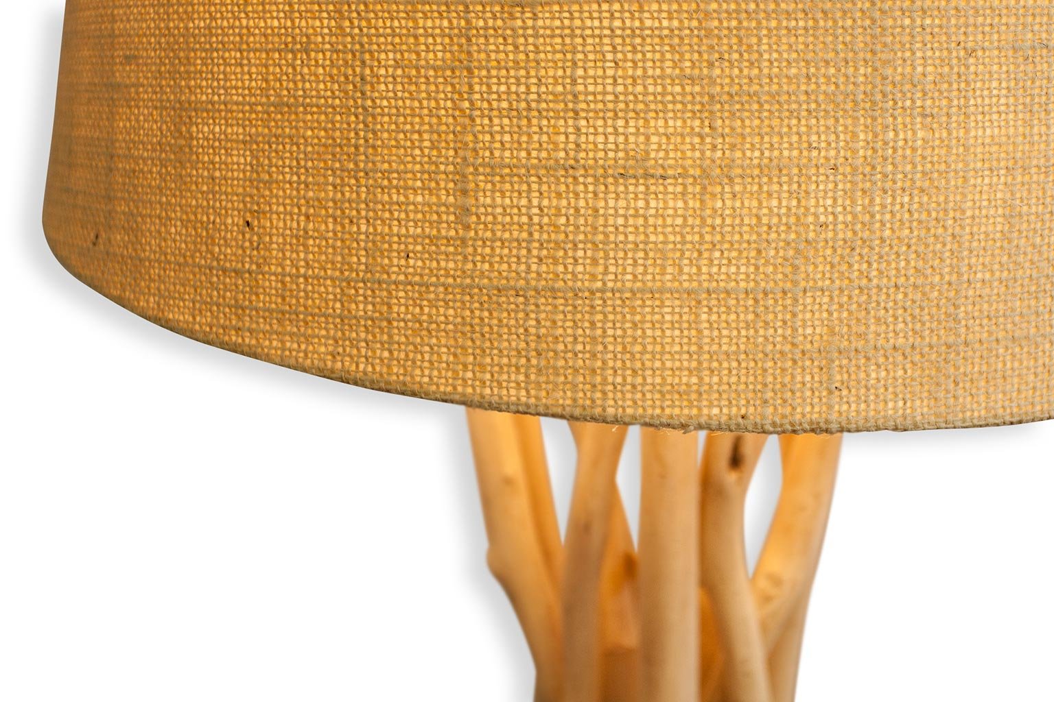 levandeo Lampe 97046 Lampadaire 155cm de haut Bois Lampe en bois Pièce unique naturel Bois flotté Fait main Lampadaire