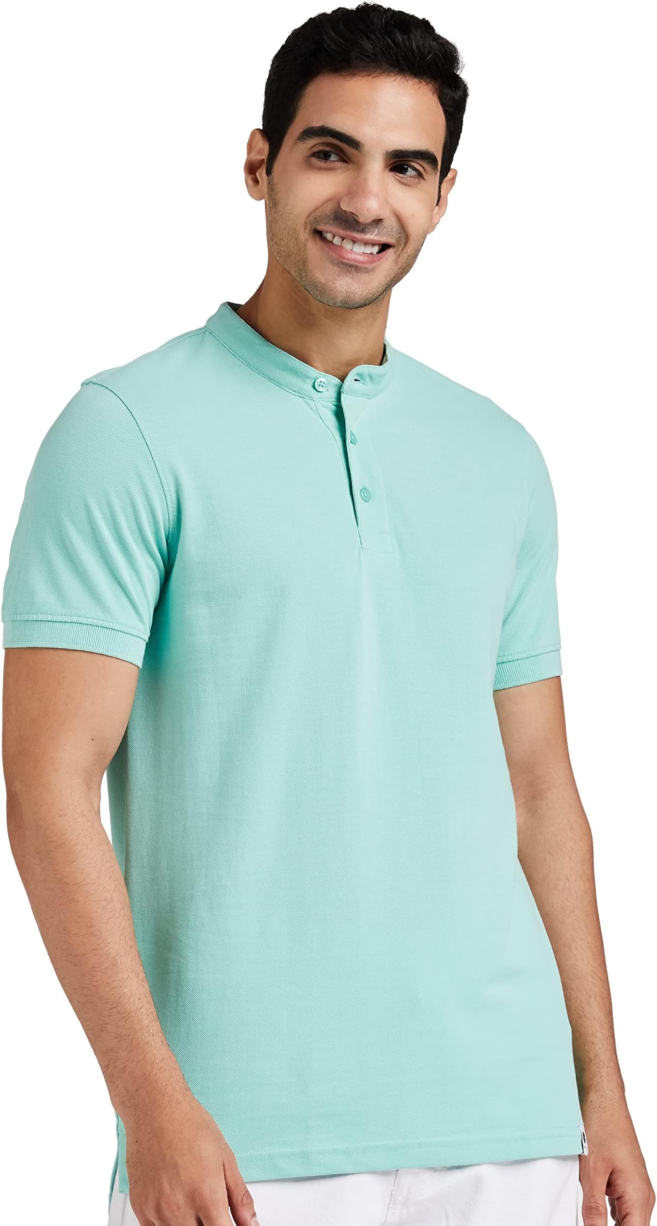 Amazon Brand - SymbolMen's Cotton Regular Fit Polo T-Shirt