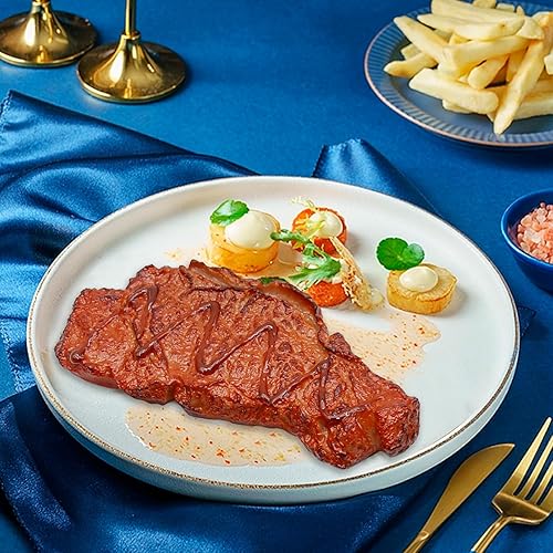 Miniatura 2 de 4 piezas de filete artificial realista de carne asada falsa cocida simulada de carne de carne para cocina, hogar, mercado, exhibición, fotografía,