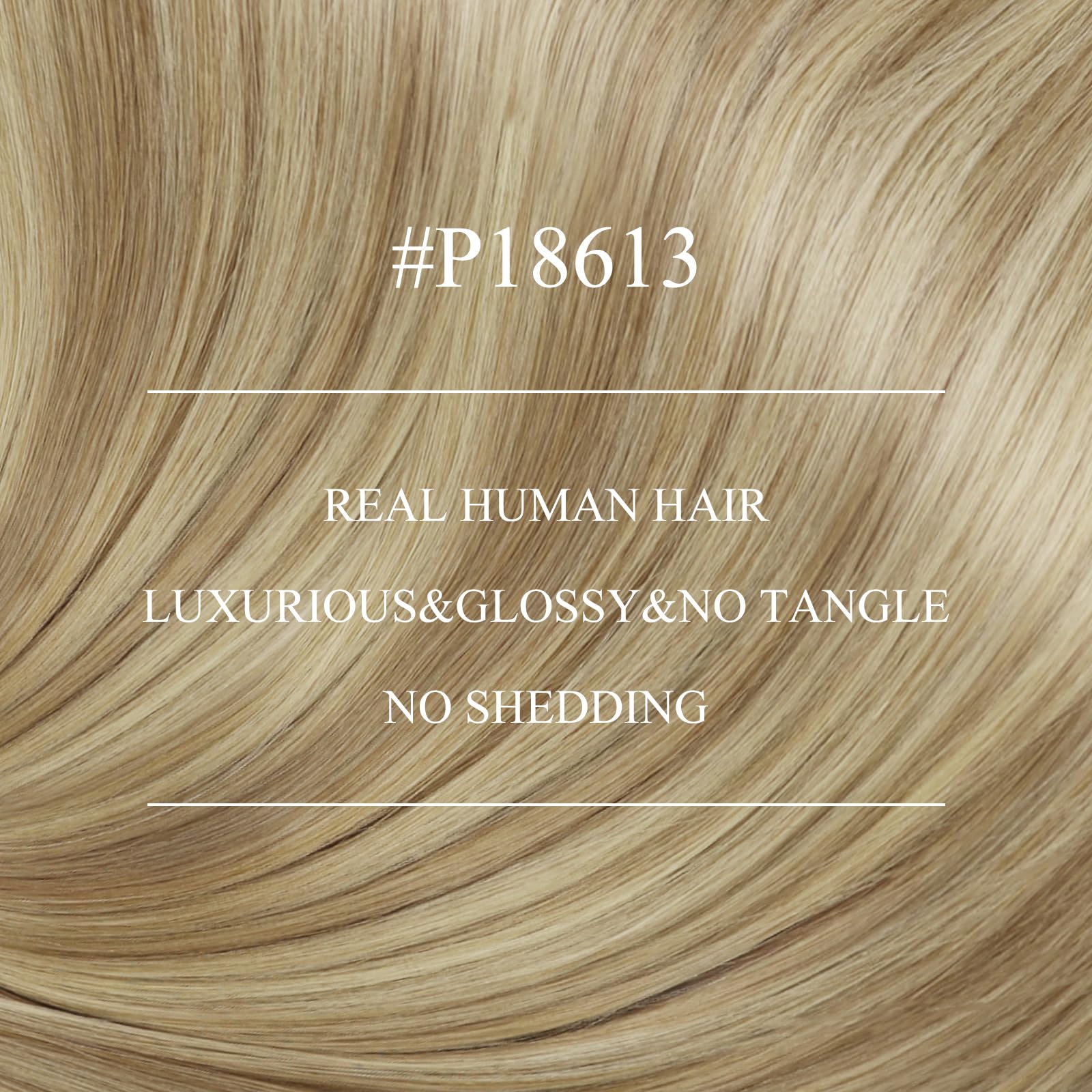 YoungSee Nano Beads Hair Extensions Blonde 14inch Nano Hair Extensions Warm Ash Blonde Highlights Bleach Blonde Nano Ring Hair Extension Highlight for Women Cold Fusion 50g Short Straight 50s — view 2