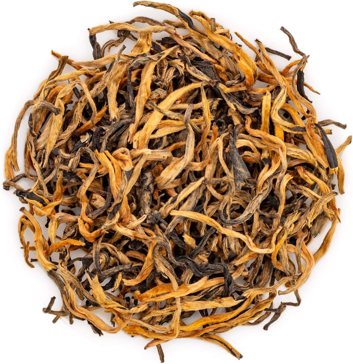 Oriarm Fengqing Dian Hong Black Tea Loose Leaf - Yunnan Golden Monkey Tea (Imperial Grade) - Honey Aroma, Rich & Smooth Flavor - 225g Resealable Bag - Chinese Black Tea