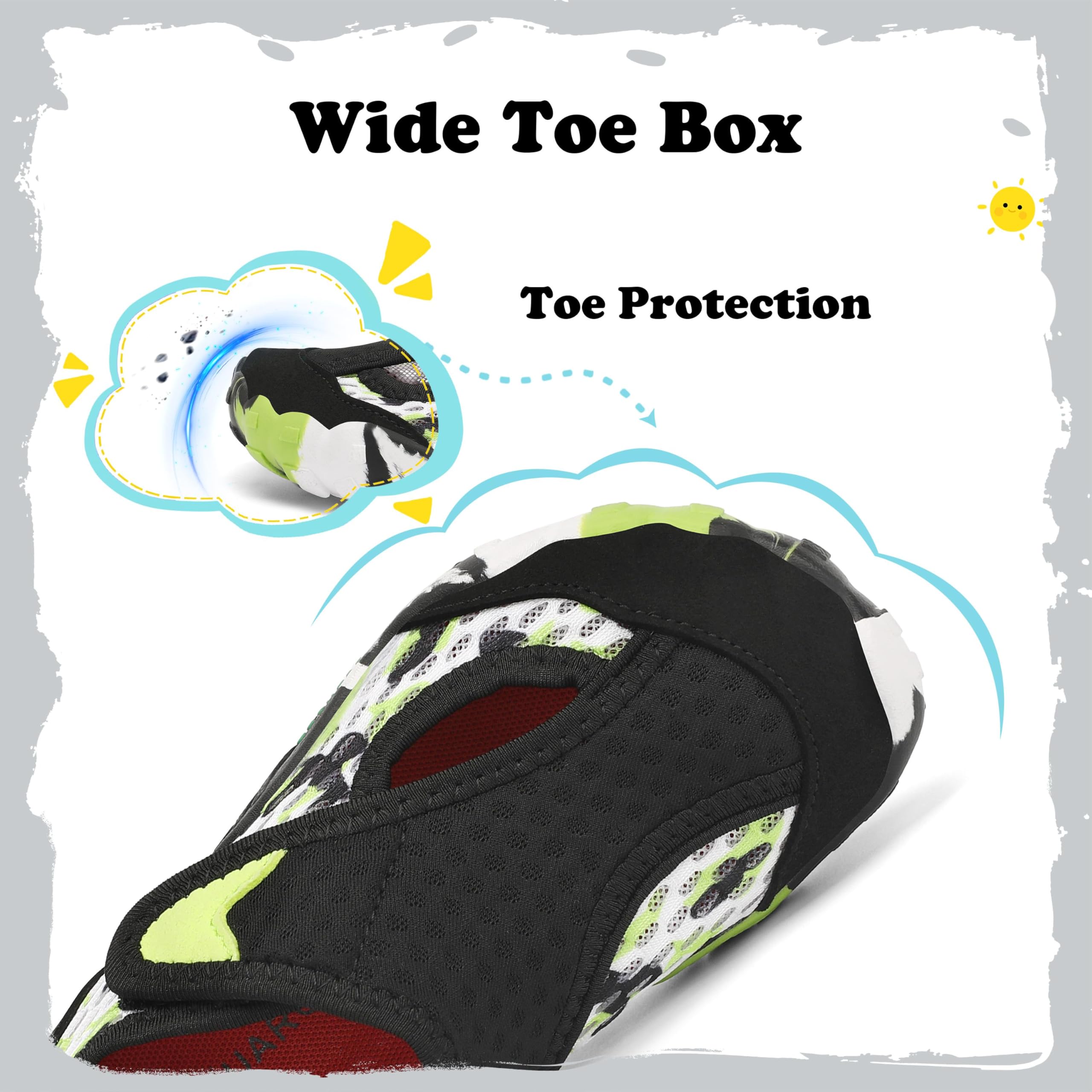 SAGUARO Barfußschuhe Kinder Outdoor Sport Barfuß Schuhe für Jungen Mädchen Gr.24-36
