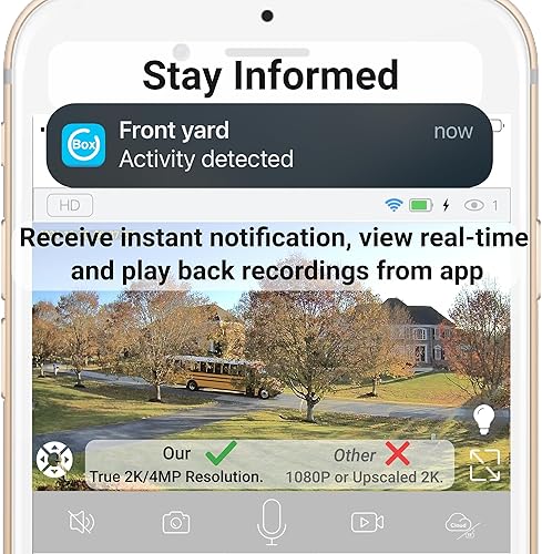 Miniatura 7 de Cámara de seguridad con reflector solar inalámbrico para exteriores, grabaciónnotificación activada por movimientoreflector de 2000 lúmenessirena de
