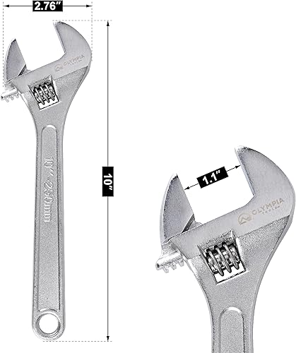 Vista 30 de Olympia Tools Llave ajustable, 4 pulgadas, 01-004