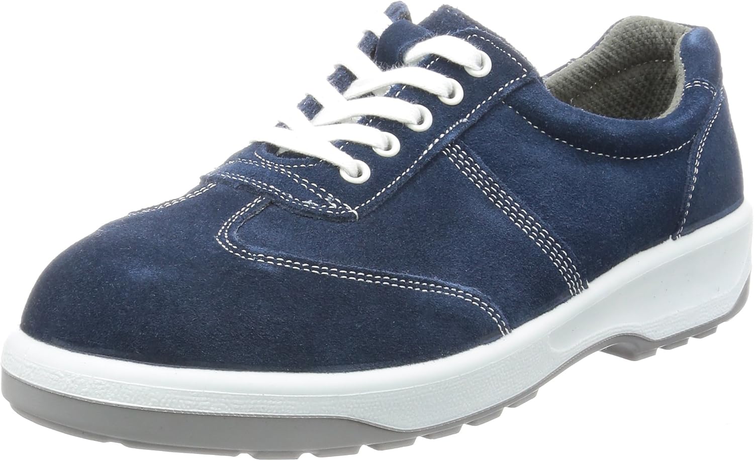 [エンゼル] ポリウレタン2層底安全靴 スニ-カ-(ヒモ) ベロア AN3051 ANシリーズ メンズ