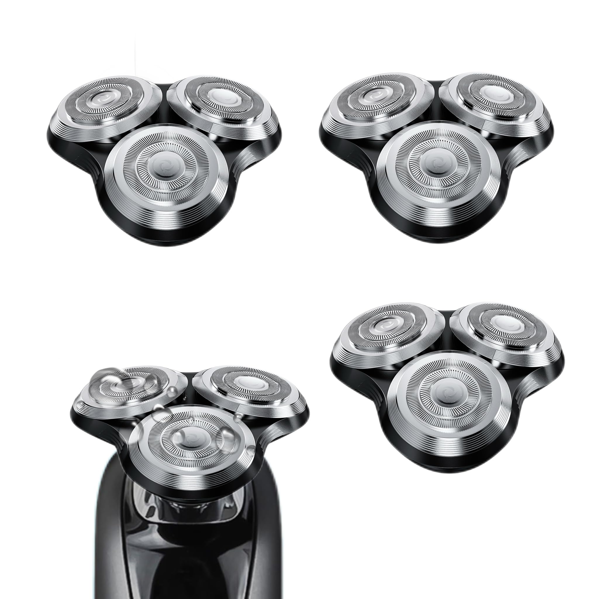 Photo 1 of SH90 Replacement Heads for Philips Norelco Shavers Series 9000