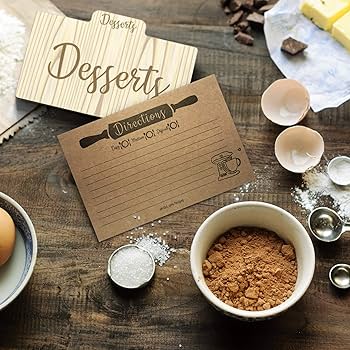 Amazon.co.jp: アメリカンパイン木製レシピボックス カード