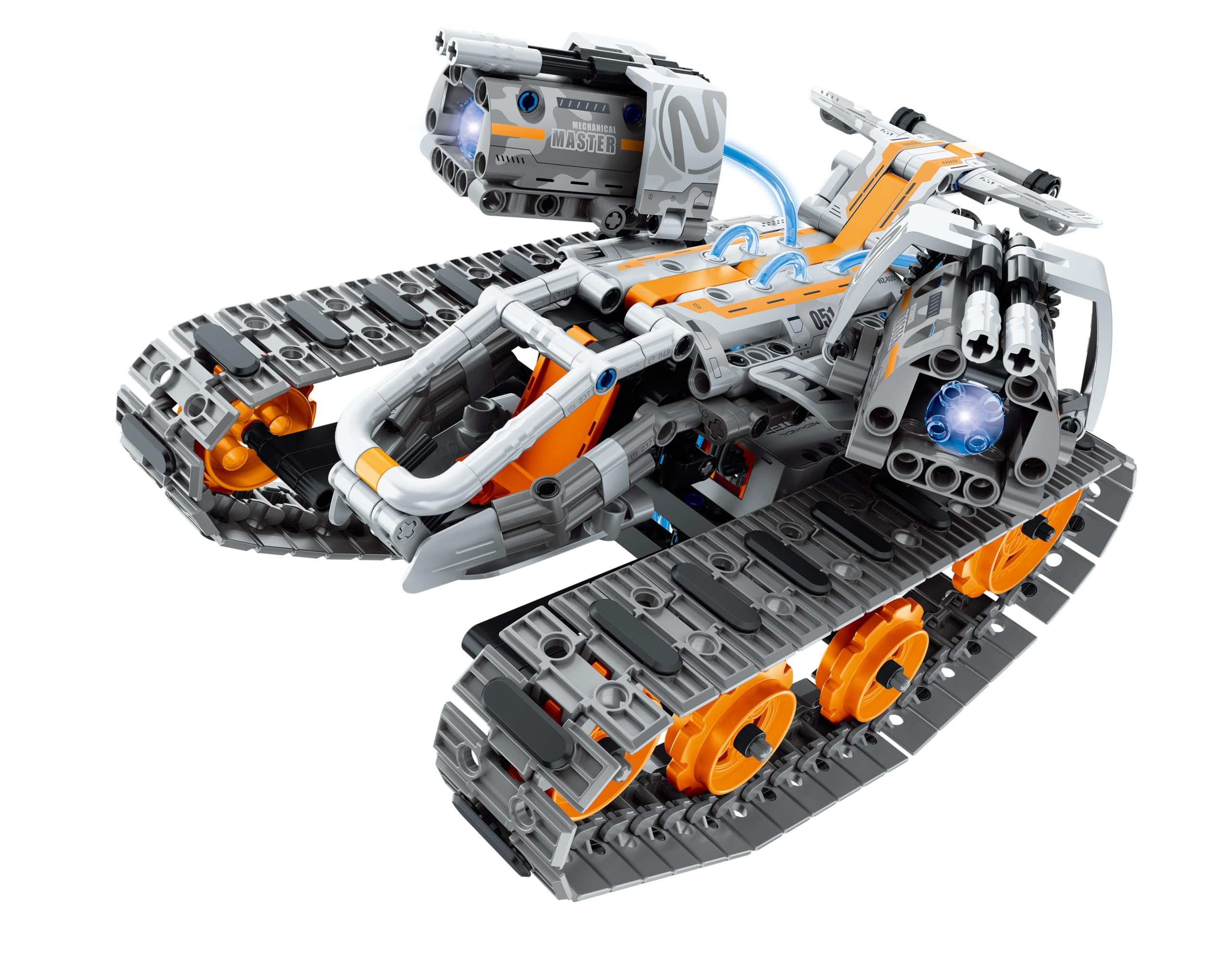 iM.Master - Robot zabawka zdalnie sterowana 4 w 1 - klocki budowlane dla dorosłych dzieci - sanki i wiadro - Aplikacja RC i kontroler - 604 części 1:14 - Gry edukacyjne Stem - Makieta do budowy