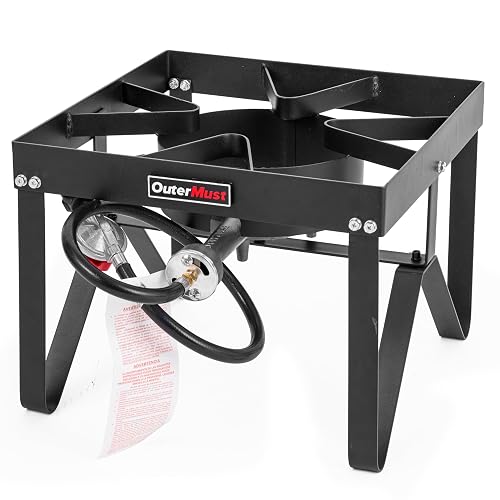 OuterMust Outdoor Propane Burner Heavy Duty Propane Gas Stoves