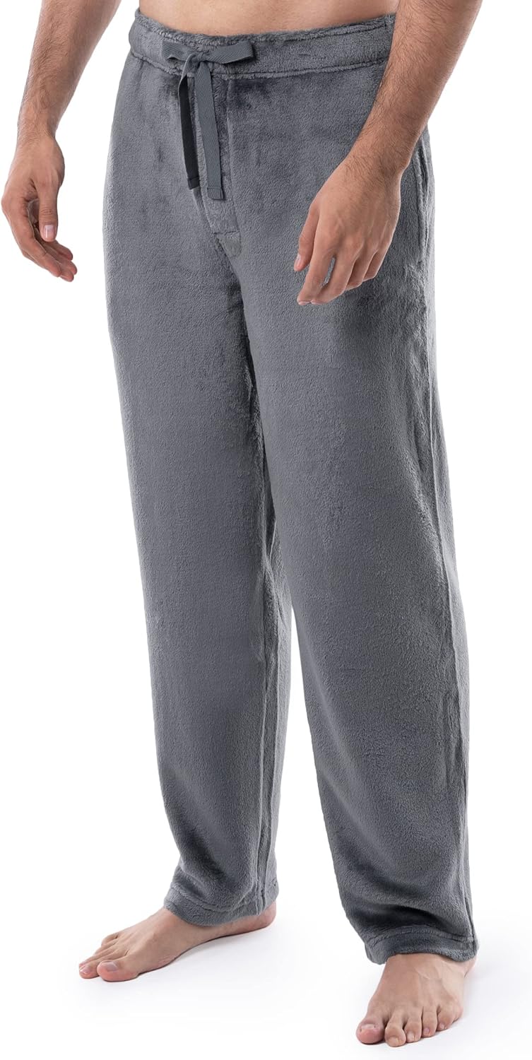 IZOD mens Soft Fleece Lounge Sleep Pants - Image 6