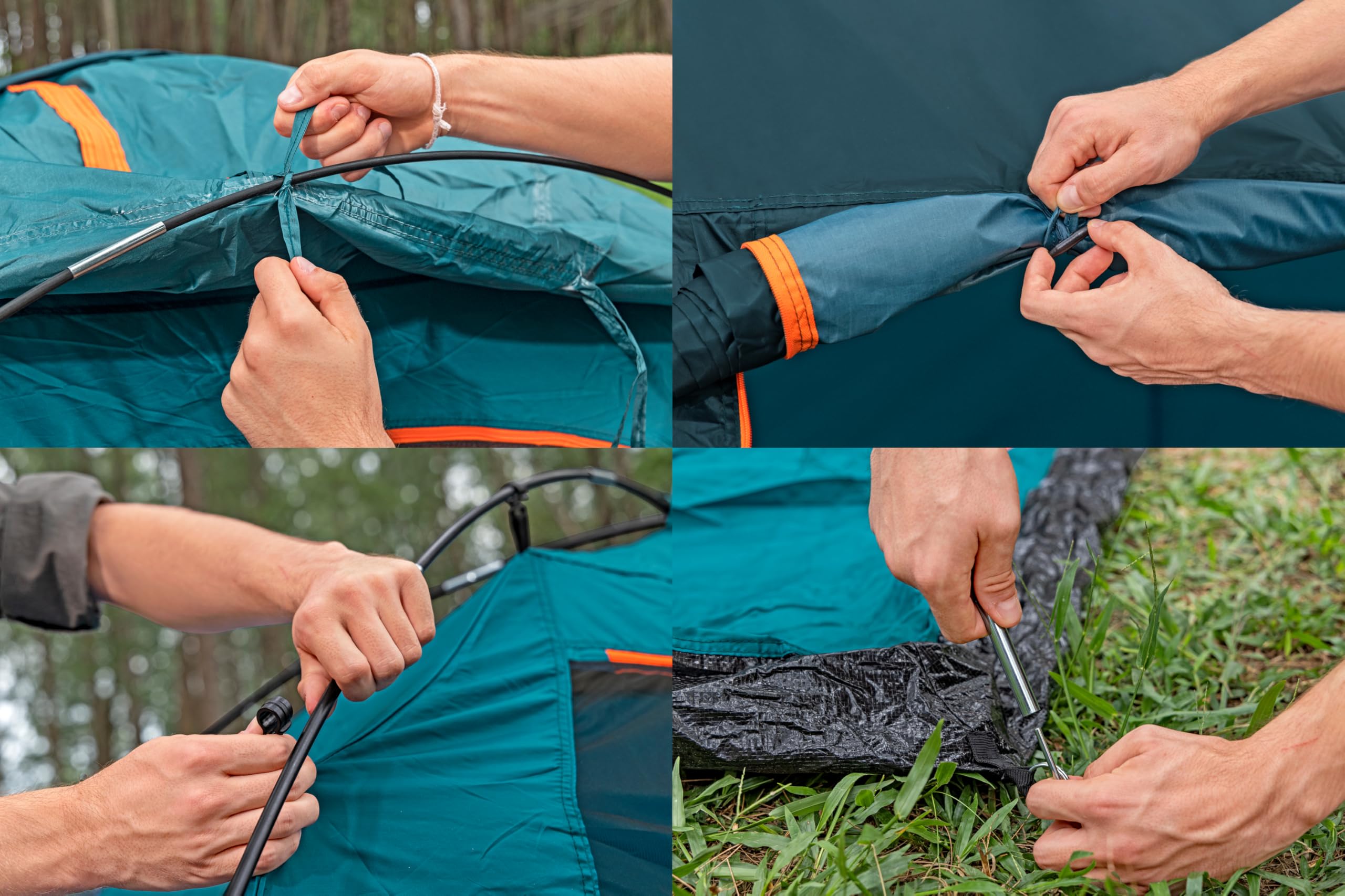Bestway 68141 Tenda a 4 posti Alpine Dome - 2,10 m x 2,40 m x 1,40 m, verde