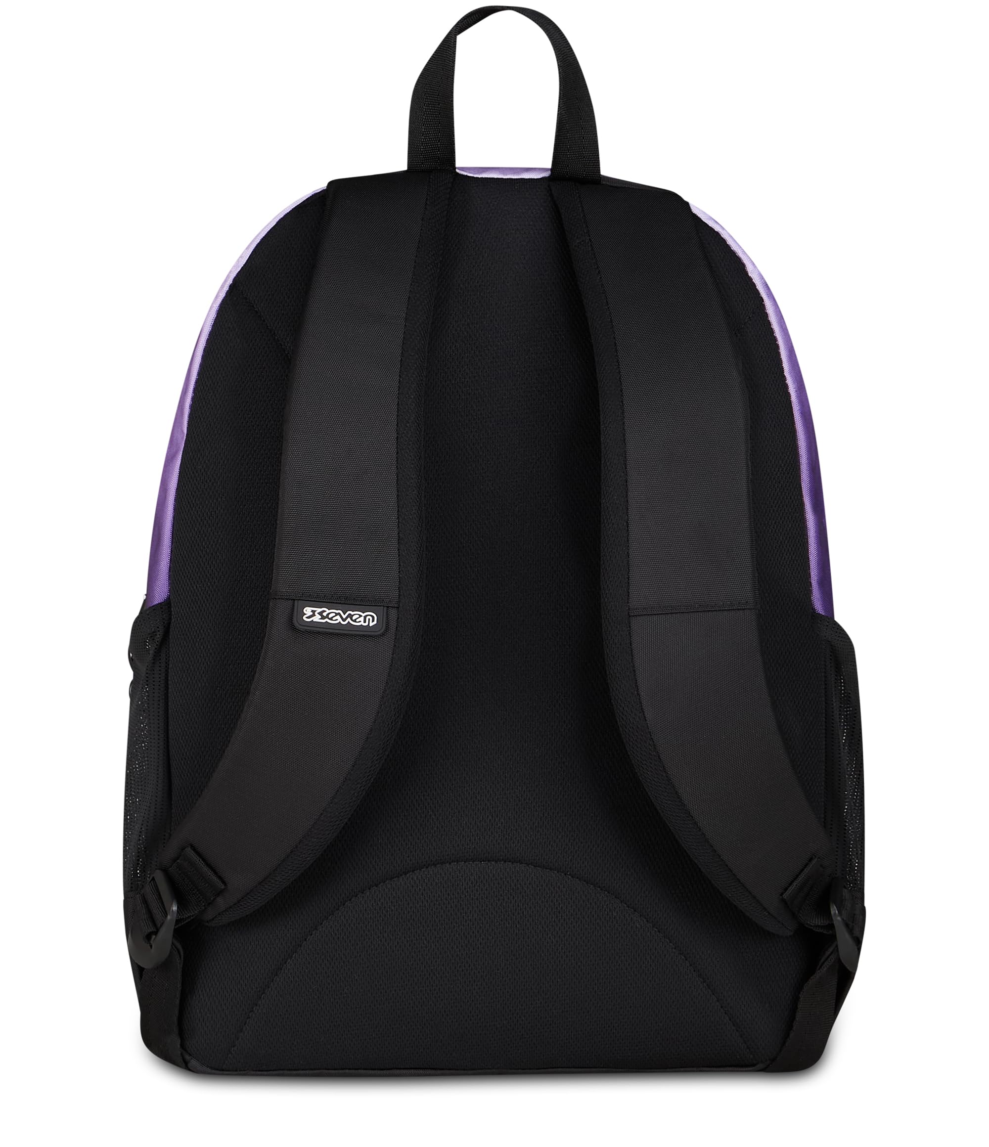 Seven Zaino Scuola SHADE TECH, Doppio Scomparto, Rosa, 29 L, Tasca frontale con zip, Tasca laterale portaborraccia, Scomparto Interno porta pc, Scuola media e superiore, Bambina, Ragazza