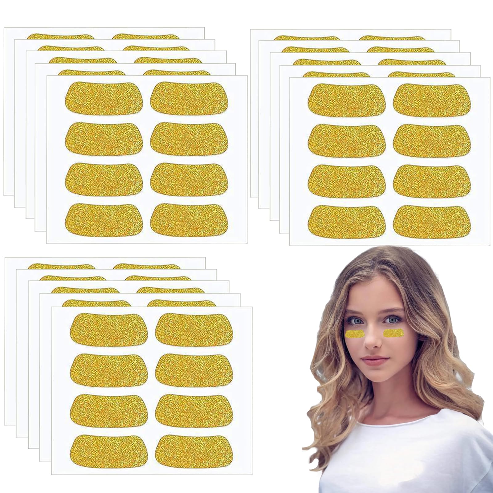 120pcs Eye Strips Glitter Softball Eye Stickers Sports Eye Black Stickers for Kids Football Face Stickers Adhesive Football Eye Stickers for Football,