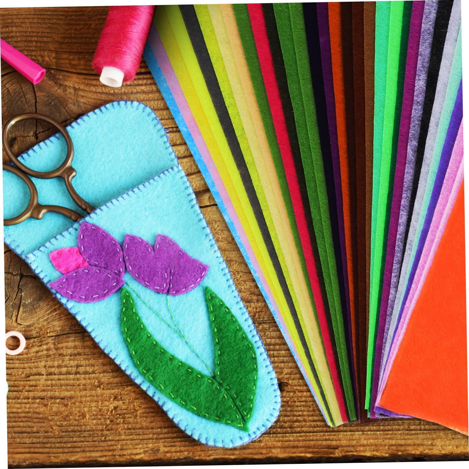 60stücke Bastelfilz Farben Dünne Filzplatten Für Handwerk Nähprojekte Scrapbooking Dekorationen Vielseitige Anwendung Benutzerfreundlich Praktisch Farbenfroh