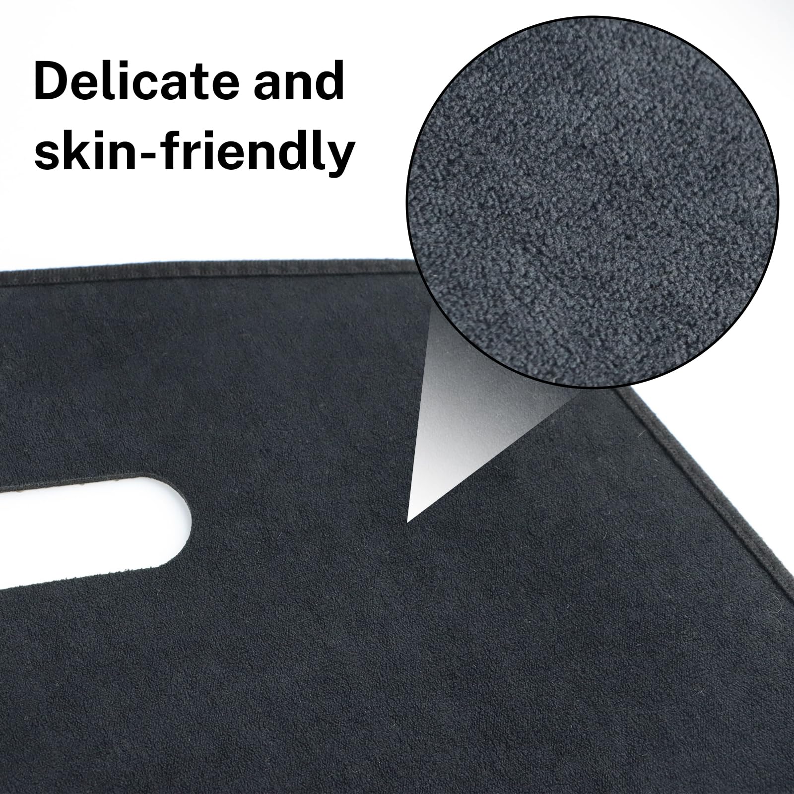 KUNKGIC Compatible with Fiat 500 2008-2023 Flanell Auto Dashboard Matte Dashboard Cover Auto Innenraum Sonnenschutz Dashboard Lichtschutz Matte Schutzpolster Zubehör