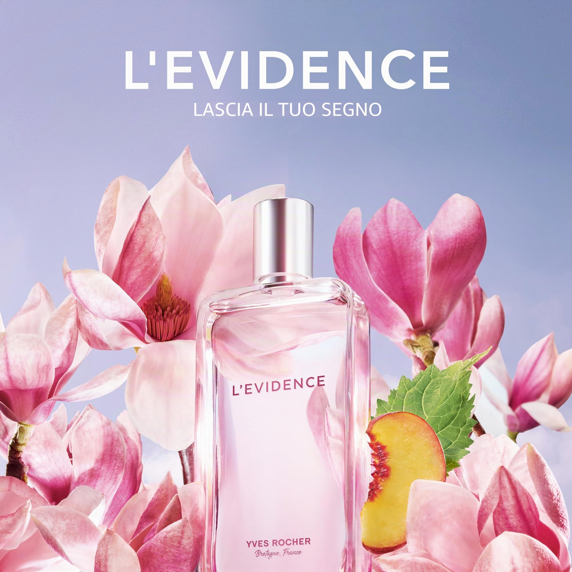 Yves Rocher Eau de Parfum l'Evidence Flacone 50ml | Profumi per Donna - Fragranza elegante e sostenibile in un flacone minimalista - Idea regalo