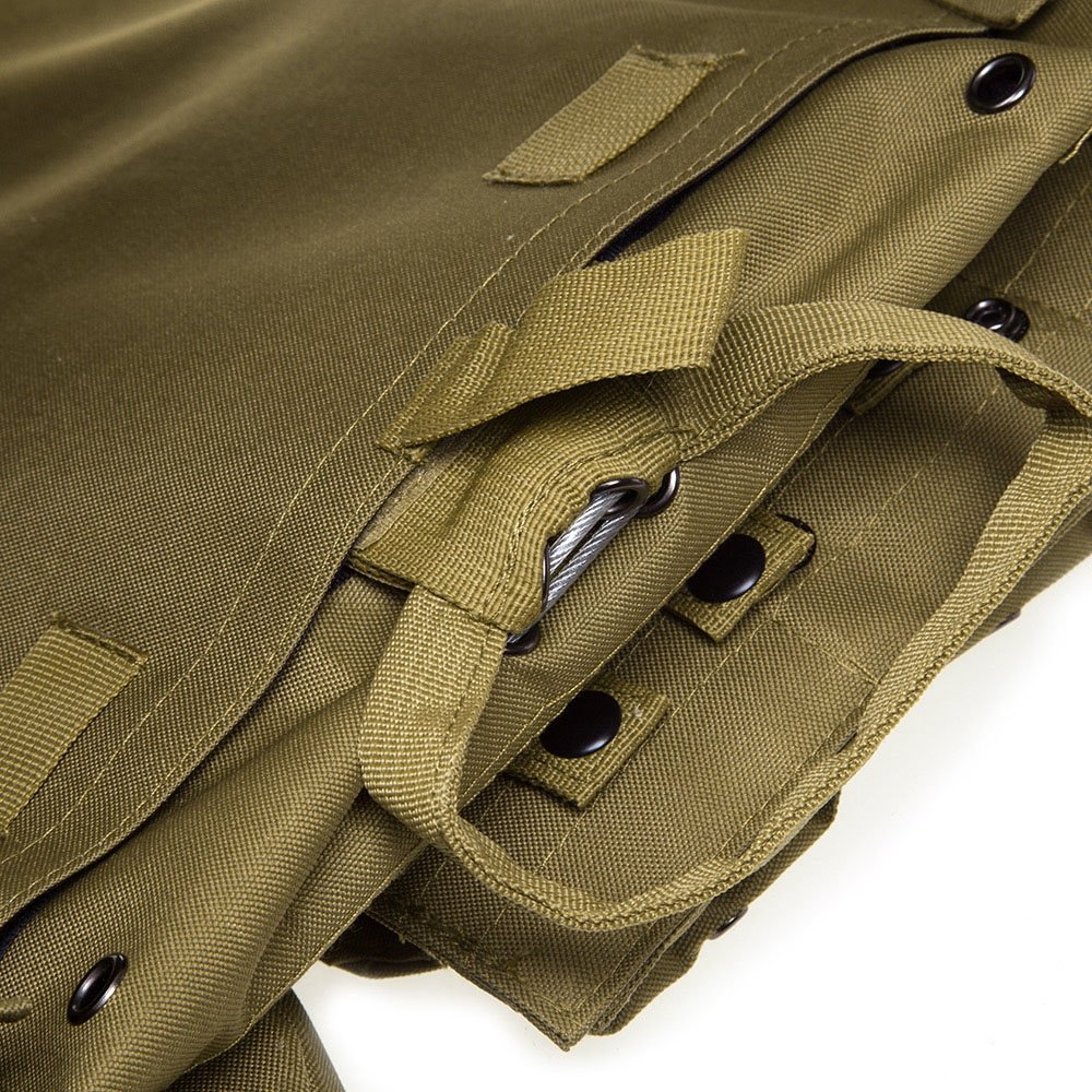 Chaleco táctico para caza al aire libre Molle Chaleco Multi-bolsillo Paintball de entrenamiento (Khaki)