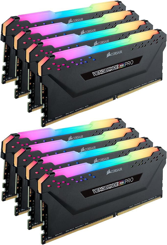 Corsair Vengeance RGB PRO 128GB (8x16GB) DDR4 3200 (PC4-25600) C16 Desktop Memory thumbnail 2