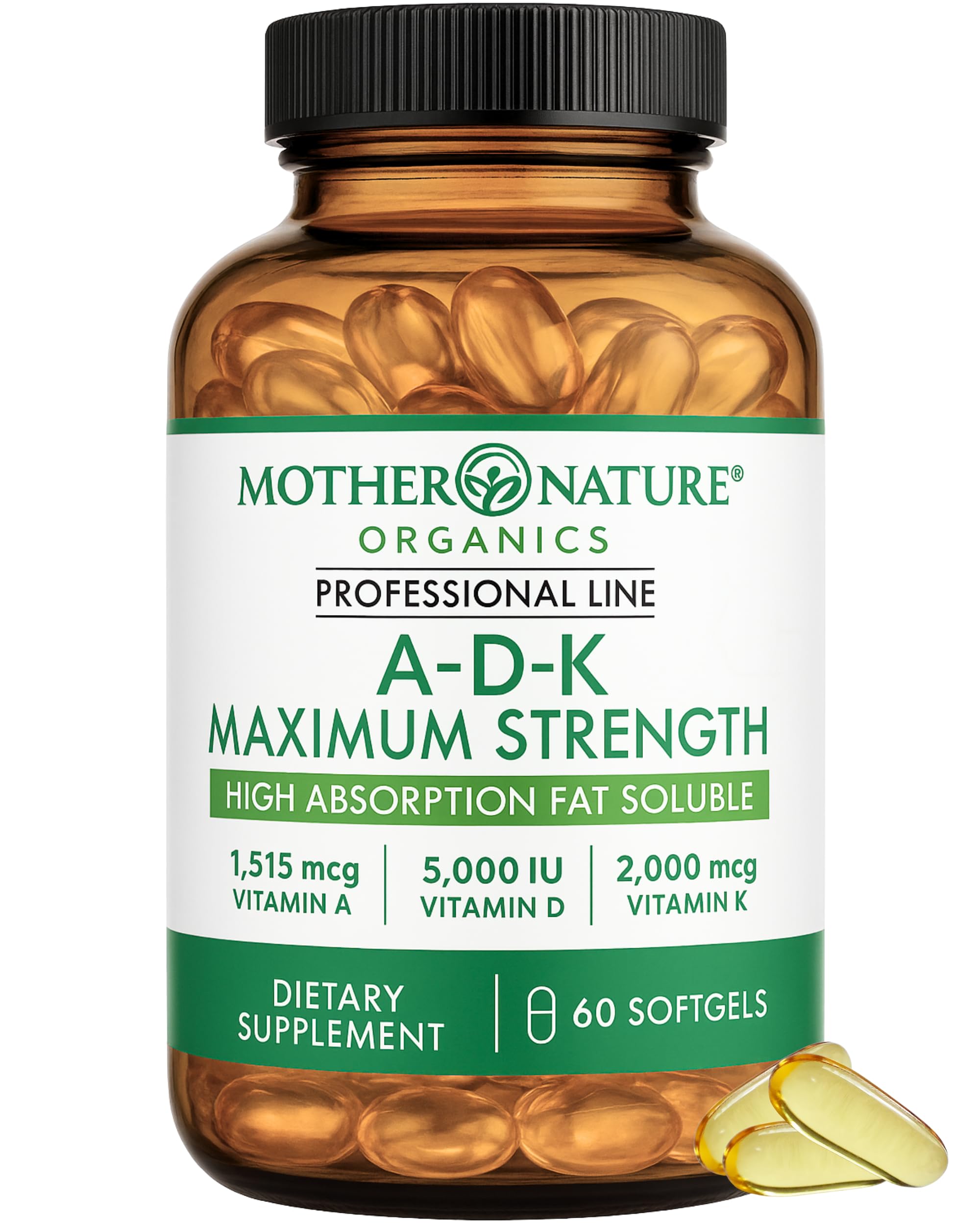 Vita4Life!® ADEK Fat Soluble Vitamins A D E K - High Absorption - View #11