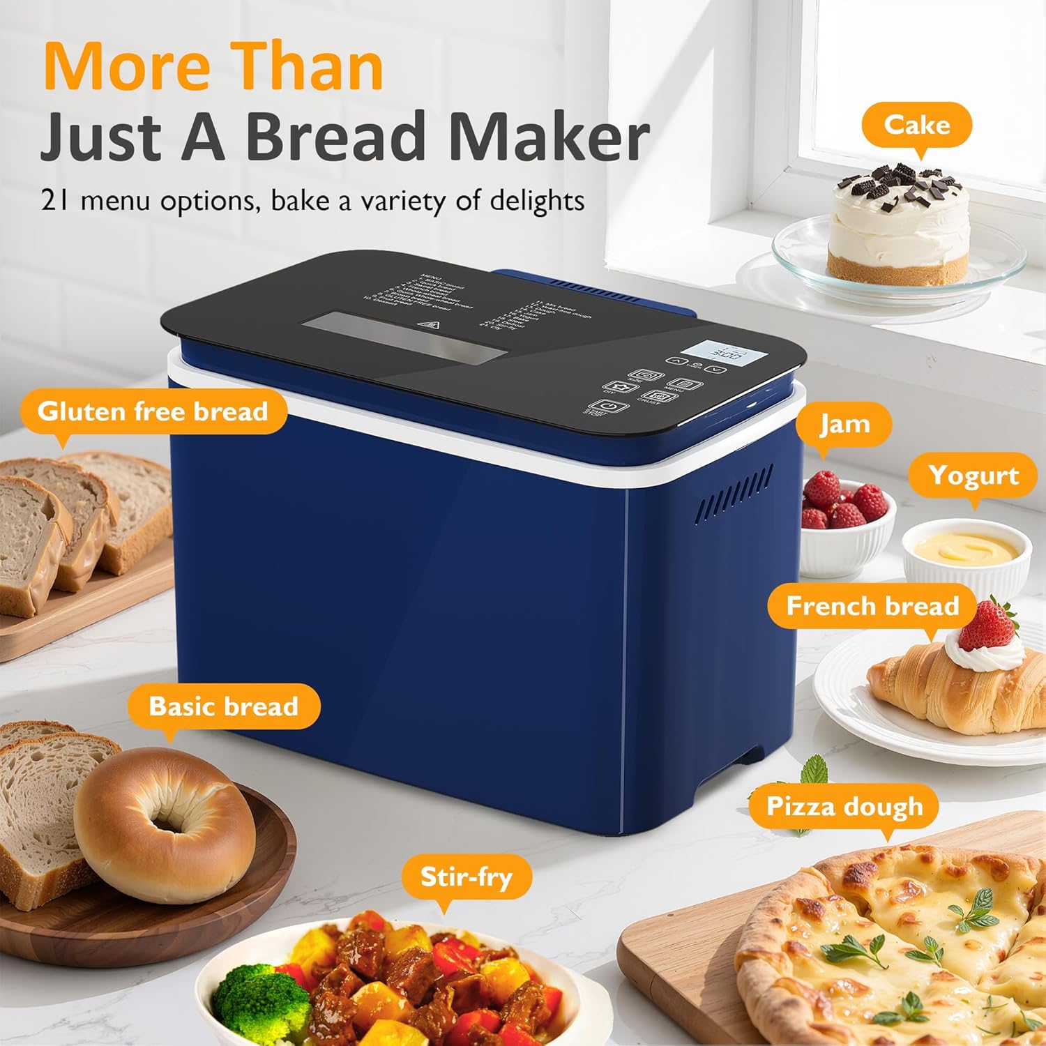 Sunvivi ZBM001 Bread Maker Programs