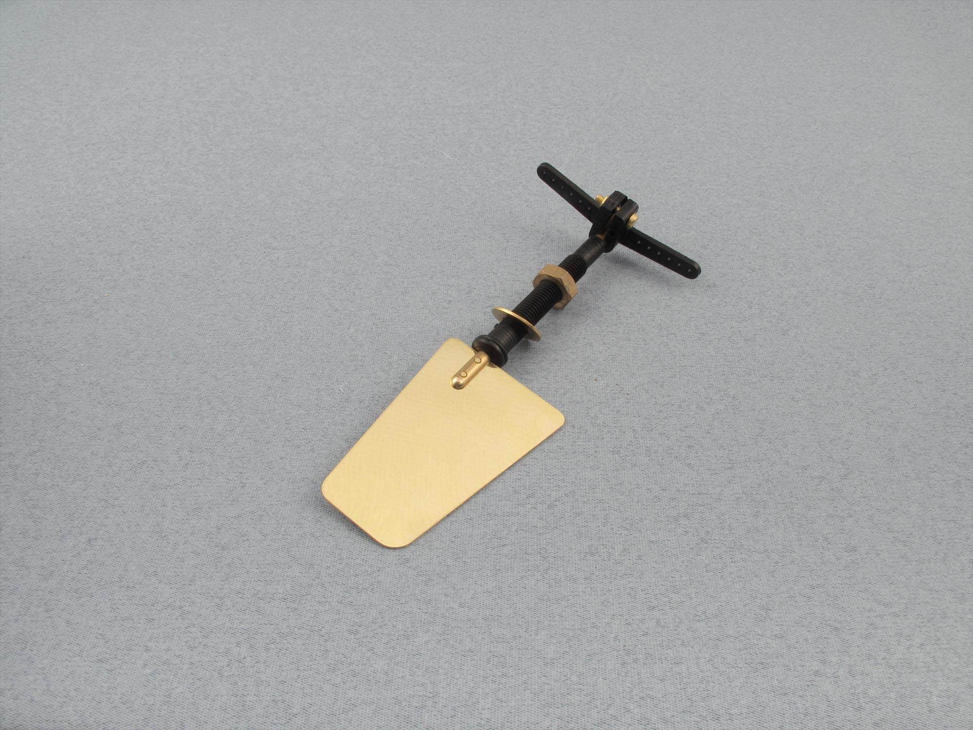 Medium Brass Rudder for Model Boat (Blade 53 x 36mm)